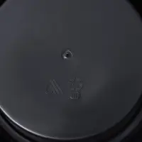 Ваза для цветов, 3 л, d=19 см, h=33 см, пластиковая, чёрная