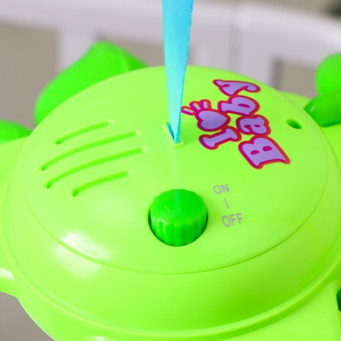 Мобиль музыкальный на кроватку «Музыкальные листья. Панды», на батарейках, Крошка Я Мобиль музыкальный на кроватку «Музыкальные листья. Панды», на батарейках, Крошка Я