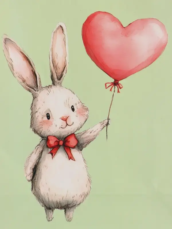 Пакет подарочный "Милый ушки" ламинированный 18 х 22,3 х 10 см