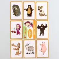 Настольная игра &laquo;Мемори с Машей&raquo;, Маша и Медведь, 24 карты, 5+