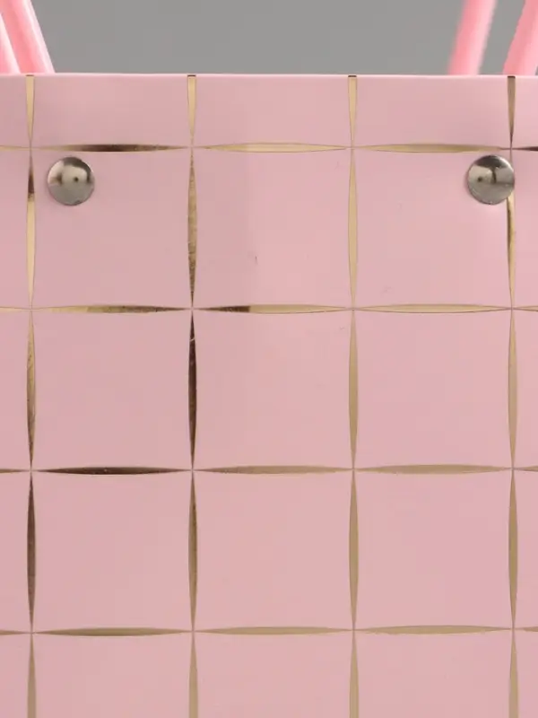 Сумка для цветов розовая влагостойкая, 13x9.5x13±5% см Сумка для цветов розовая влагостойкая, 13x9.5x13±5% см