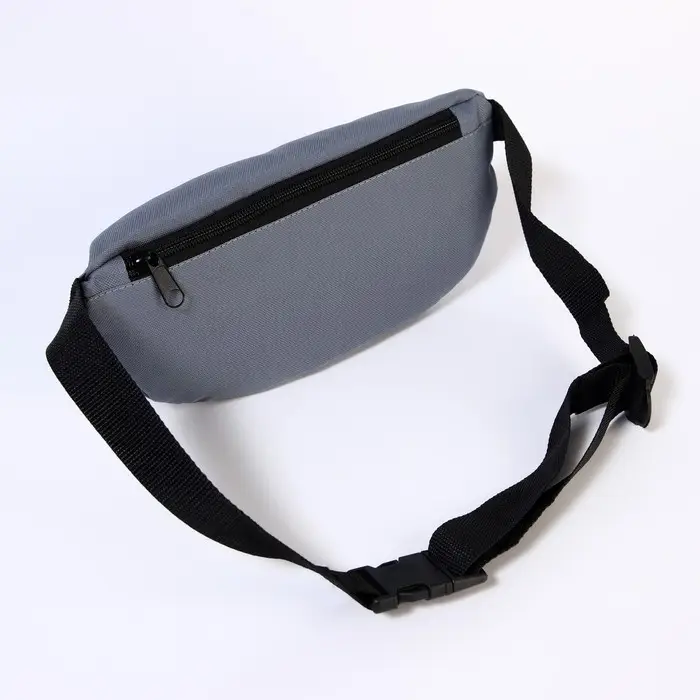 Сумка на пояс «Putin team», 32 x 8 x 15 cм, база, отд на молнии, серая