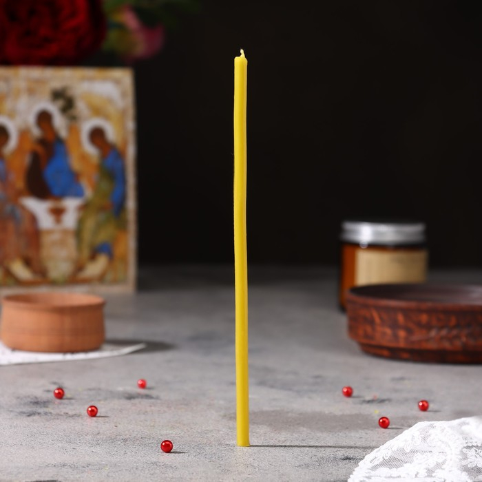 Свечи церковные медовые №80, упаковка 2кг, парафин + медовое масло Свечи церковные медовые №80, упаковка 2кг, парафин + медовое масло