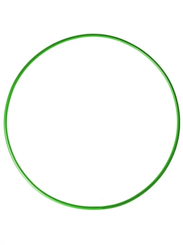 Обруч для художественной гимнастики, d=90 см, цвет зелёный