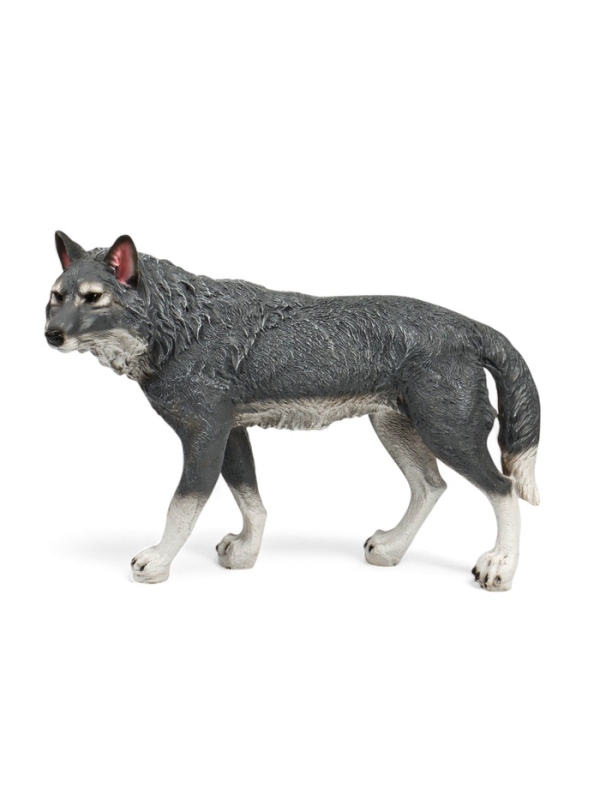 Садовая фигура из полистоуна «Волк», 43×21×58 см Садовая фигура из полистоуна «Волк», 43×21×58 см
