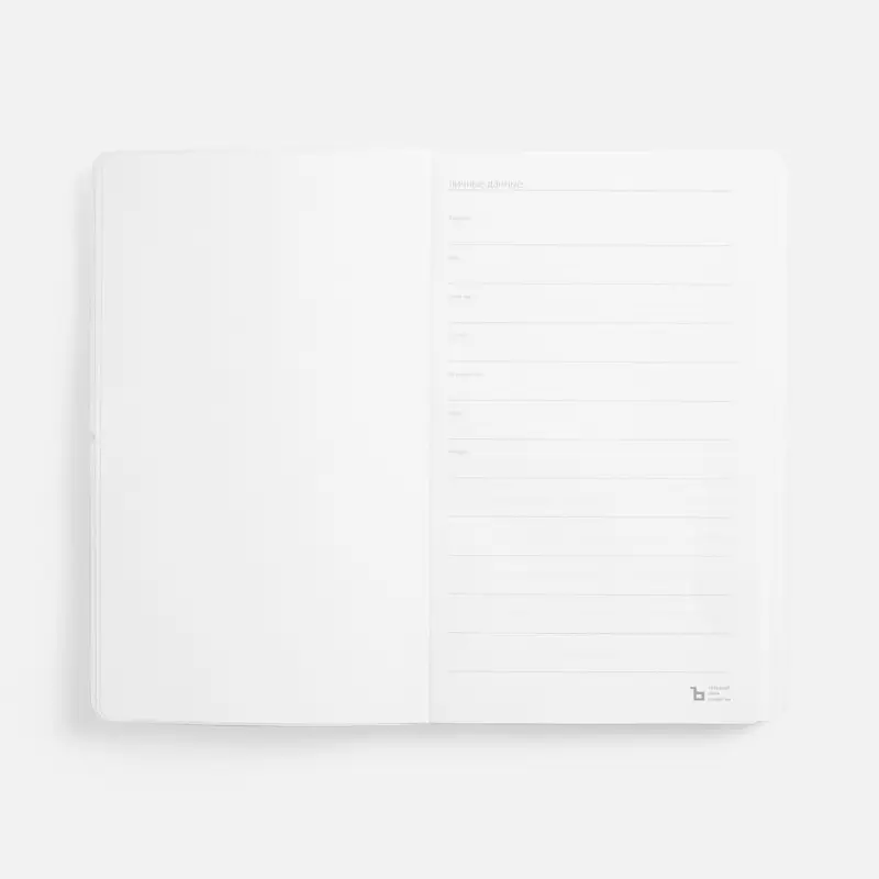 Ежедневник Waltz, недатированный, черный Ежедневник Waltz, недатированный, черный