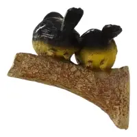 Садовая фигура из полистоуна &laquo;Синицы на ветке&raquo;, подвесная, 16&times;12&times;12 см