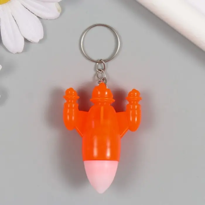 Фонарик свет на кольце  Фонарик свет на кольце "Ракета" LR41x3 шт МИКС 5х3х1,7 см