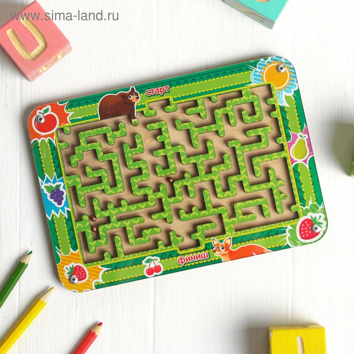 Лабиринт маленький «Лисичка и медведь» Лабиринт маленький «Лисичка и медведь»