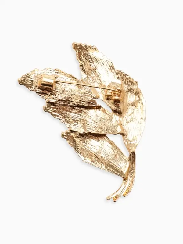 Брошь  Брошь "Колоски", цвет золото