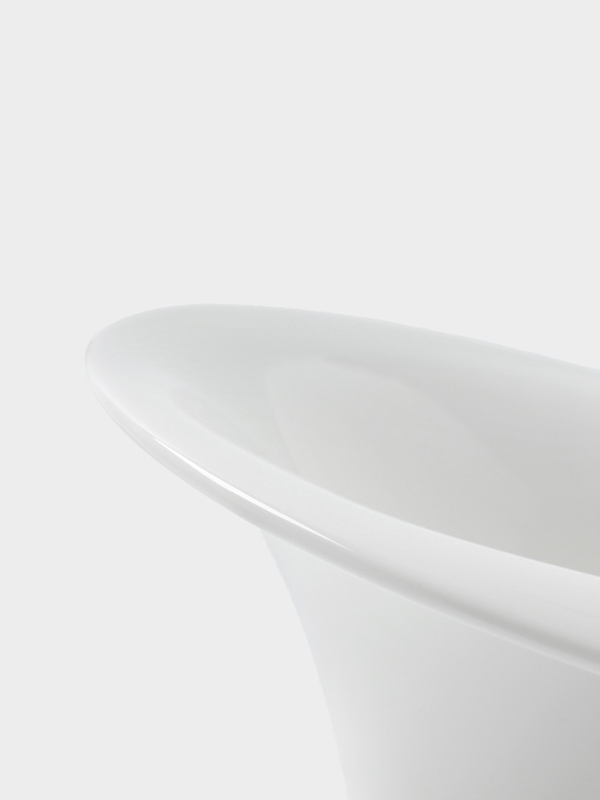 Тарелка Hanna Knövell, 25.5×22 см, фарфор, белая