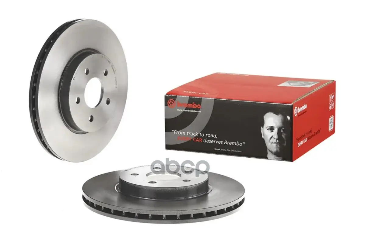Диск тормозной передний вентилируемый окрашенный Brembo арт. 09.8665.11