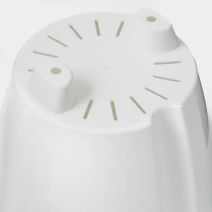 Кашпо для цветов со вставкой &laquo;Флюте&raquo;, 1.9 л, белое