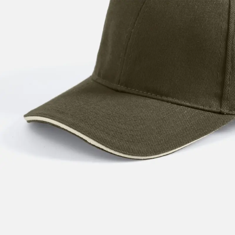 Бейсболка Buffalo, хаки с бежевым