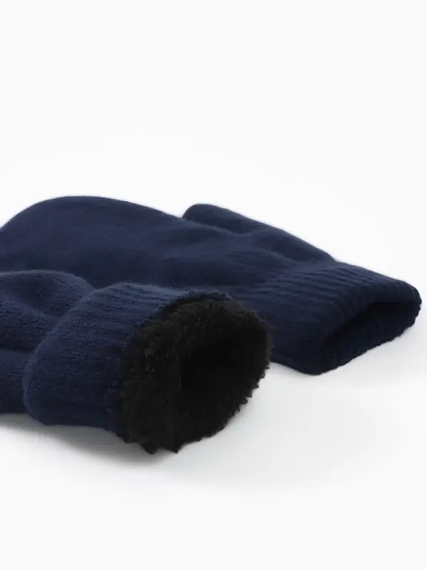 Варежки мужские MINAKU, 25 см, цв.темно-синий