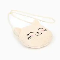 Сумка детская мягкая &laquo;Котёнок&raquo;, 15&times;13 см, бежевый цвет