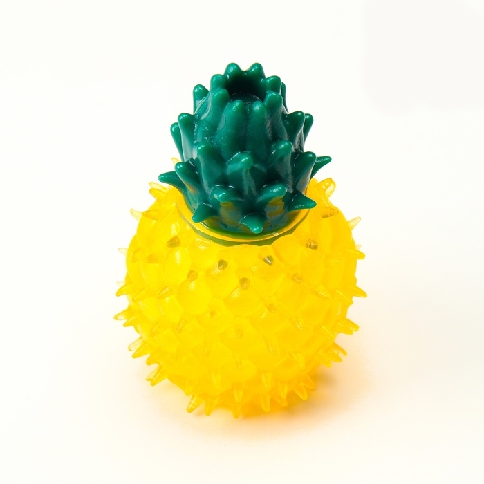 Охлаждающая игрушка для собак Охлаждающая игрушка для собак "Ананас", TPR, 12,5 см