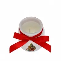 Ароматическая свеча в матовом стакане «Новогоднего уюта и тепла», аромат мандарин Ароматическая свеча в матовом стакане «Новогоднего уюта и тепла», аромат мандарин