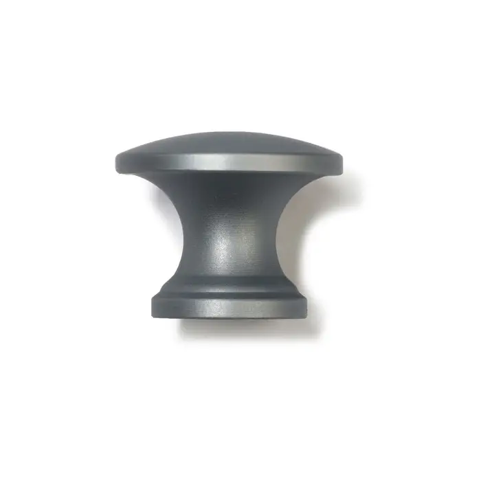 Ручка-кнопка CAPPIO RK148, d=24 мм, цвет графит, 8 шт.