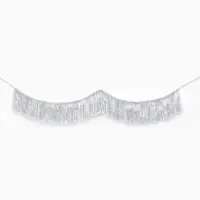 Гирлянда "Бахрома" 2 м серебреная Гирлянда "Бахрома" 2 м серебреная