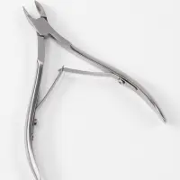 Кусачки маникюрные для кутикулы, двойная пружина, 10.5 см, длина лезвия-8 мм