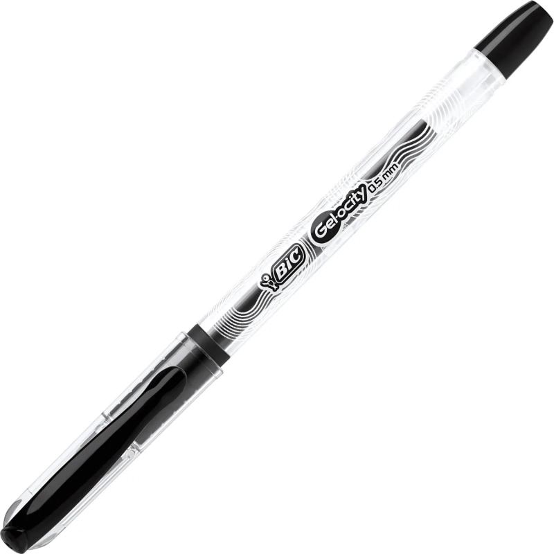 Ручка гелевая неавтомат. BIC Gelocity Stic резин.манжет.черная