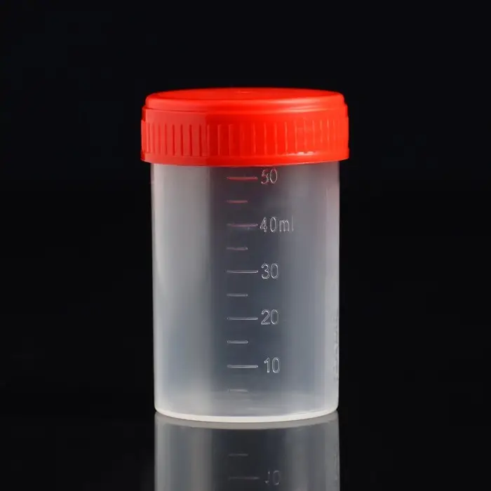 Контейнер без шпателя, стерильный, в индивидуальной упаковке, 60 мл Контейнер без шпателя, стерильный, в индивидуальной упаковке, 60 мл