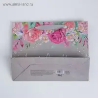 Пакет подарочный крафтовый, упаковка, «Только для тебя с любовью», MS 23 х 18 х 10 см