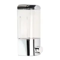 VETTA&nbsp;Дозатор&nbsp;для&nbsp;жидкого&nbsp;мыла&nbsp;настенный,&nbsp;500мл,&nbsp;хром,&nbsp;ABS, полистирол