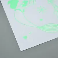 Наклейки интерьерные &laquo;Новогодние&raquo;, со светящимся слоем, 35&times;50 см, 2 листа