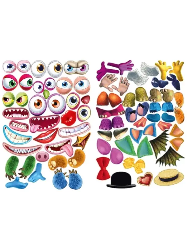 Книга с наклейками, сделай своего чудика &laquo;Мистер Друкс&raquo;