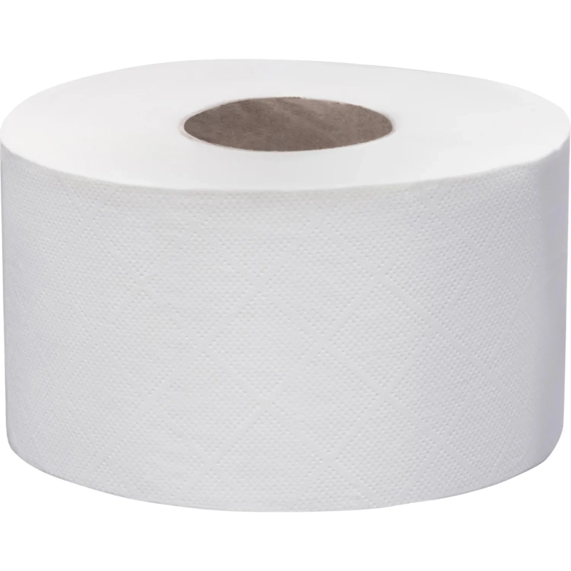 Бумага туалетная д/дисп Focus Eco Jumbo 1сл белая 200м 12рул/уп_5050784