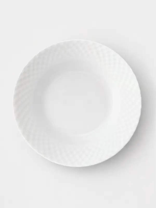 Тарелка обеденная &laquo;Сальвадор&raquo;, d=24.1 см, стеклокерамика, белая