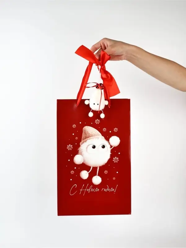 Пакет подарочный «Новогодний сюрприз», с заколками, 25,5 × 9 × 30 см Пакет подарочный «Новогодний сюрприз», с заколками, 25,5 × 9 × 30 см