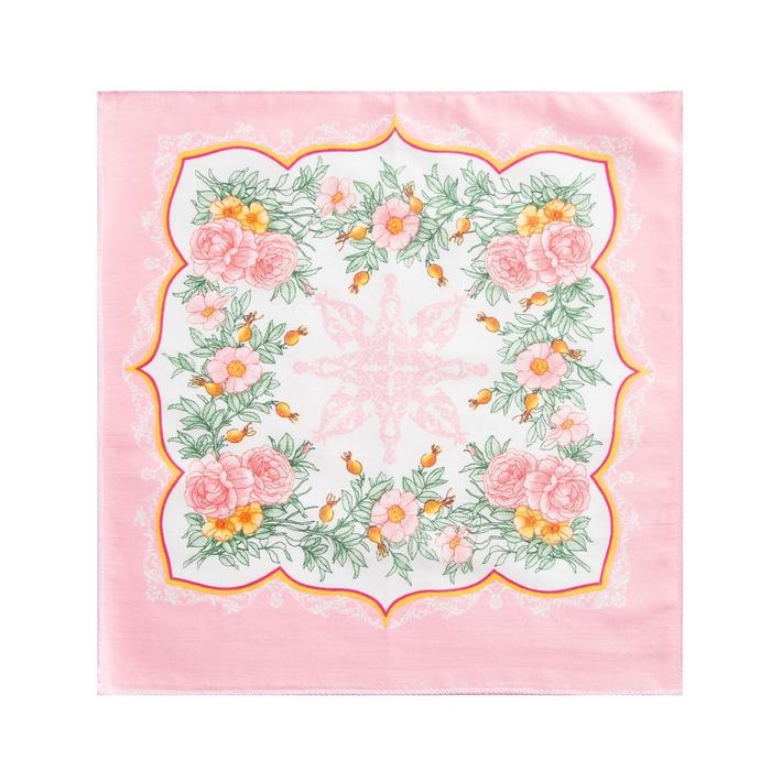 Платки носовые женские Этель  Платки носовые женские Этель "Летний день" 30*30 см, (набор 12 шт), рис. МИКС,100% хлопок