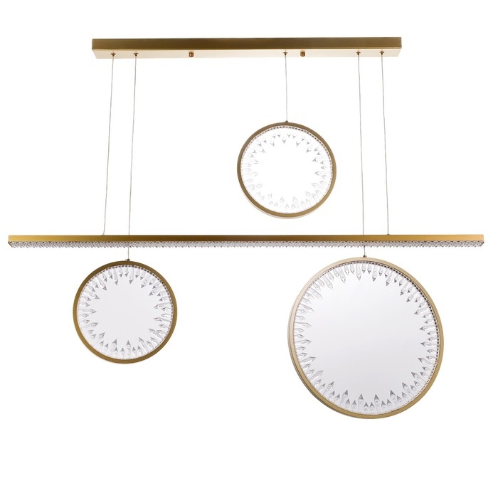 Светильник BayerLux Светильник BayerLux "Шари" LED 100Вт 4000К золото 115х10х38,5-120 см