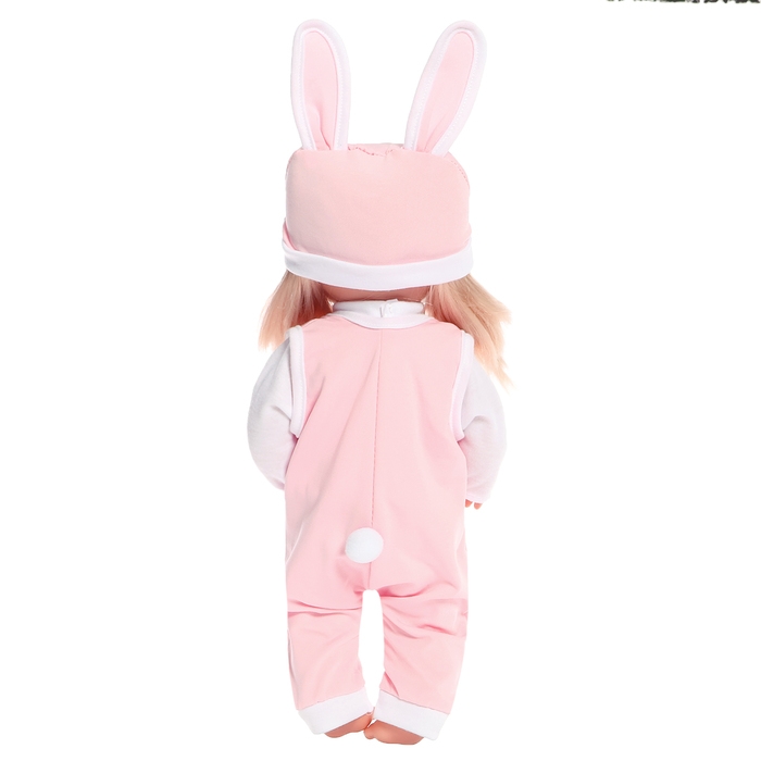 Одежда для пупсов «Зайчик»: кофта, комбинезон и шапочка Одежда для пупсов «Зайчик»: кофта, комбинезон и шапочка