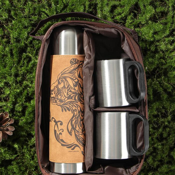 Набор «Охота - занятие храбрых», термос 500 мл, кружка 2 шт Набор «Охота - занятие храбрых», термос 500 мл, кружка 2 шт