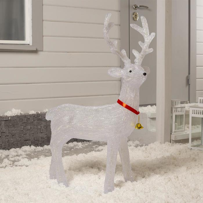 Светодиодная фигура «Олень» 57 × 90 × 25 см, акрил, 40 LED, 220 В, свечение мульти (RGB) Светодиодная фигура «Олень» 57 × 90 × 25 см, акрил, 40 LED, 220 В, свечение мульти (RGB)