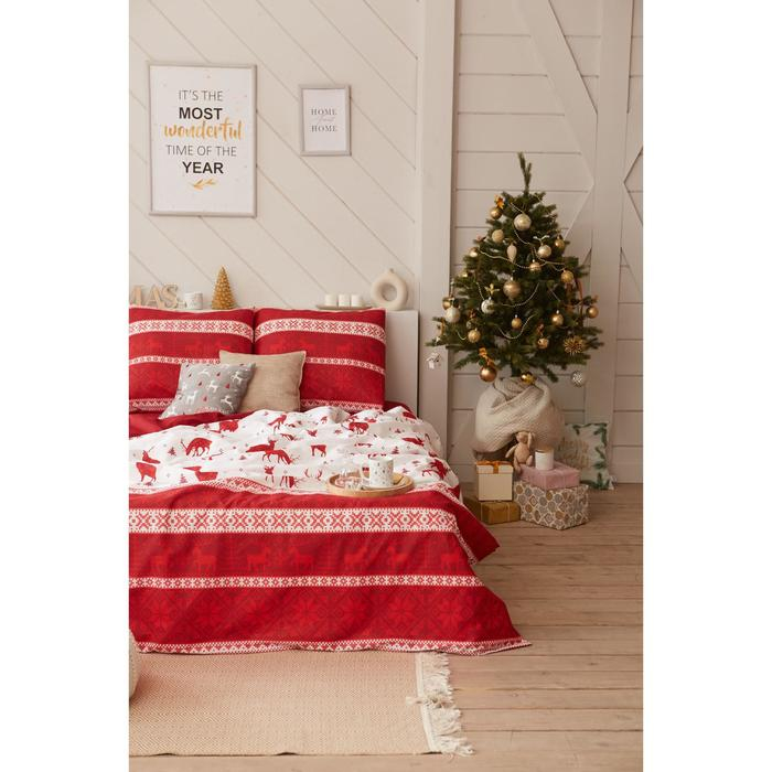 Постельное бельё "Этель" Евро Скандинавия 200*217 см, 240*220 см, 70*70 см - 2 шт