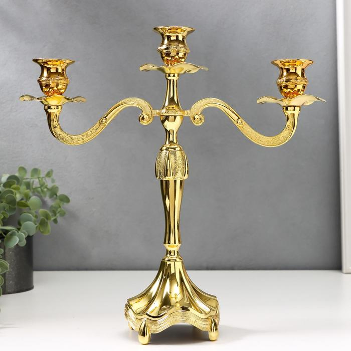 Подсвечник  Подсвечник "Богемия"  на 3 свечи 32х32х11 см