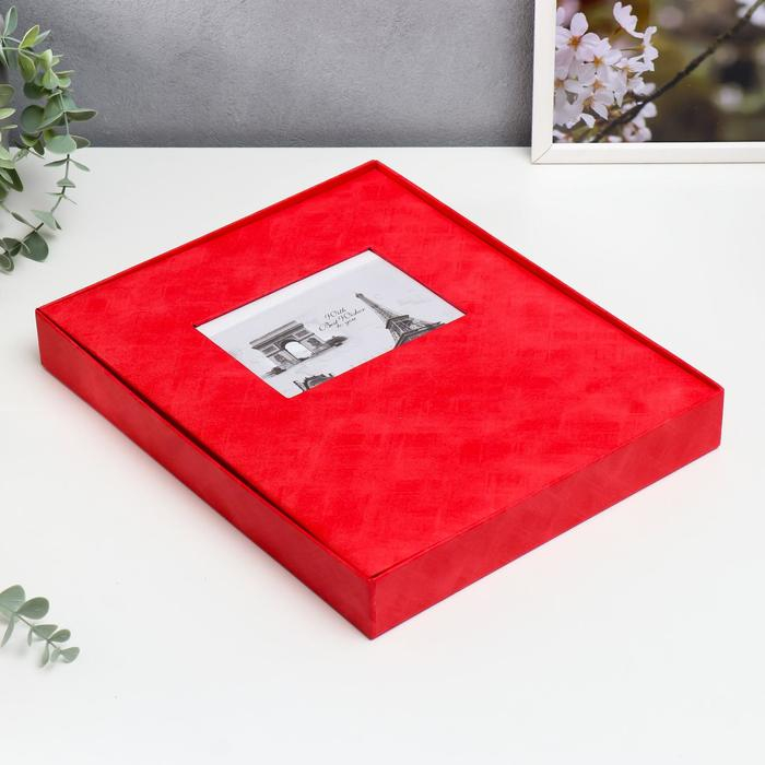 Фотоальбом на 200 фото 15х20 см + 1 ф 10х15 см Фотоальбом на 200 фото 15х20 см + 1 ф 10х15 см "Штрихи" МИКС 33,5х27,5х4 см