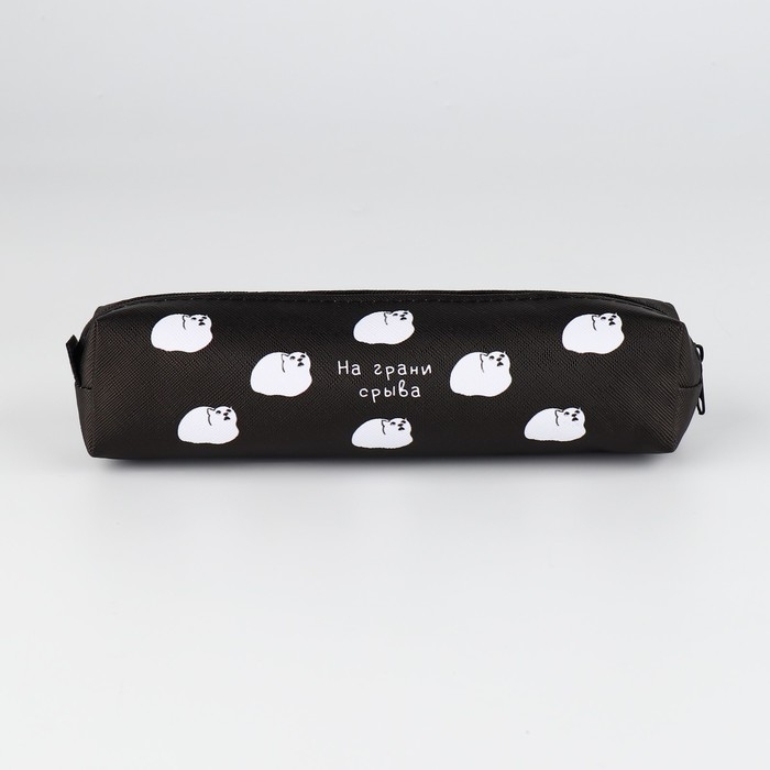 Пенал школьный из искусственной кожи «1 сентября: На грани срыва» , 19 х 8 х 3 см Пенал школьный из искусственной кожи «1 сентября: На грани срыва» , 19 х 8 х 3 см