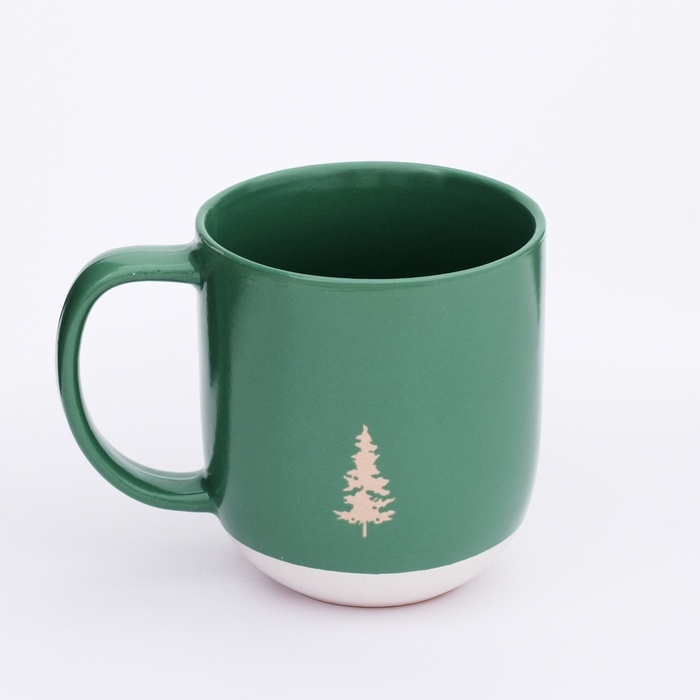 Кружка новогодняя керамическая «Зимний лес», 400 мл Кружка новогодняя керамическая «Зимний лес», 400 мл
