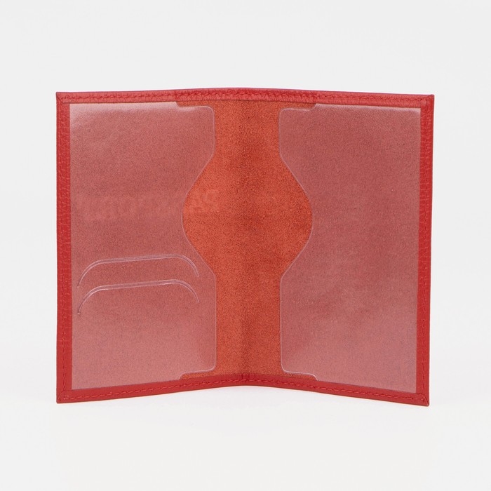 Обложка для паспорта, цвет красный Обложка для паспорта, цвет красный