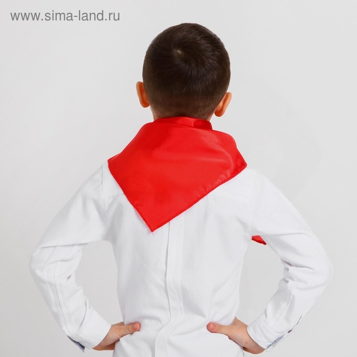 Галстук пионерский, цвет красный Галстук пионерский, цвет красный