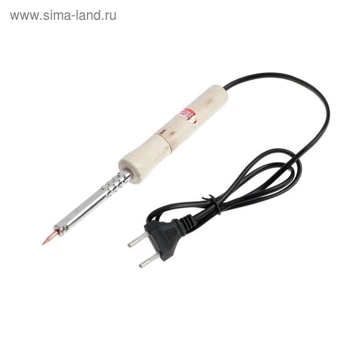 Паяльник ТУНДРА, деревянная рукоятка, 30 Вт, 220 В Паяльник ТУНДРА, деревянная рукоятка, 30 Вт, 220 В