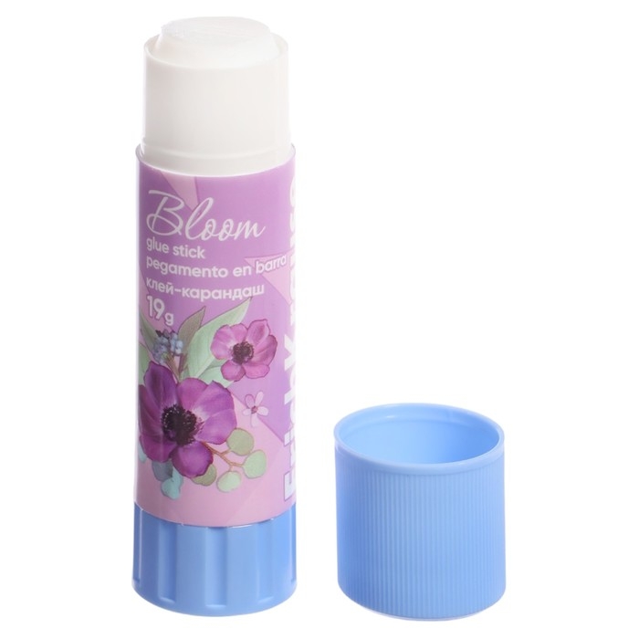 Клей-карандаш 19г ErichKrause EasyStick  Клей-карандаш 19г ErichKrause EasyStick "Pastel Bloom" PVP, экономичный расход, микс