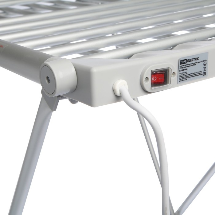 Сушилка для белья TDM СБ-2, электрическая, напольная, 230 Вт, 20 прутьев Сушилка для белья TDM СБ-2, электрическая, напольная, 230 Вт, 20 прутьев