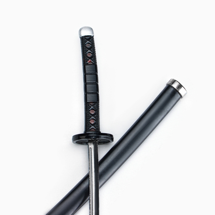 Сувенирное оружие мини Сувенирное оружие мини "Катана Танзи", 24 см, чёрная